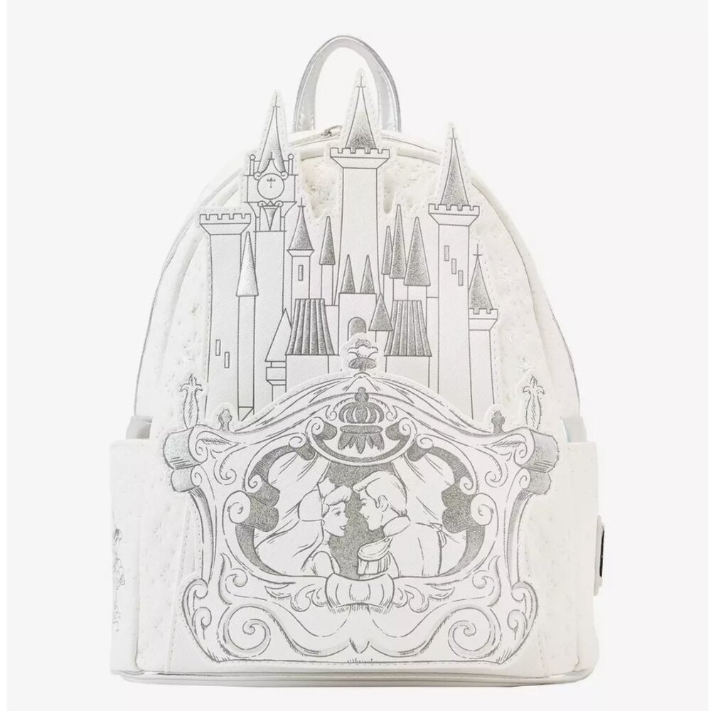 NWT Loungefly Disney Cinderella Happily Ever After Mini Backpack Wedding
